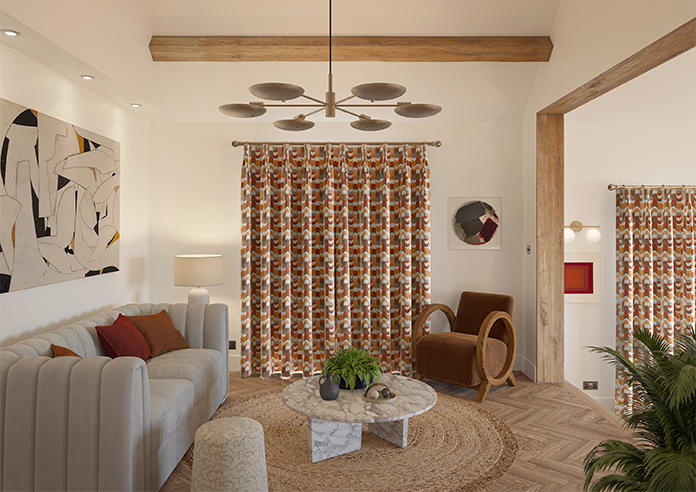 Castillo Velvet, Copper - Made to Measure Curtain - Image 15